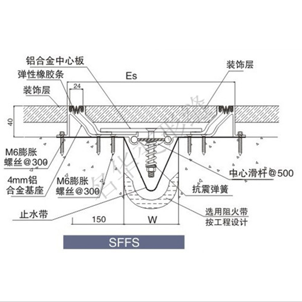 地面变形缝SFFS